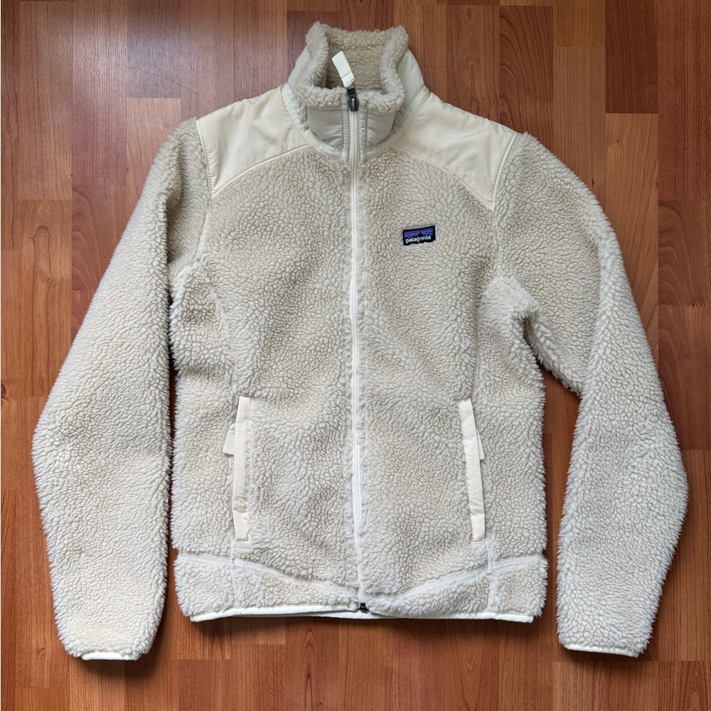 PATAGONIA | Sherpa Fleece Zipper Jacket Tan Beige Size Small